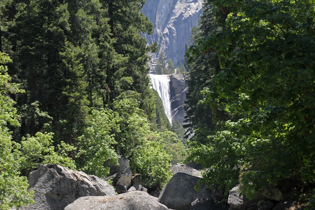 Vernal Falls from Bridge