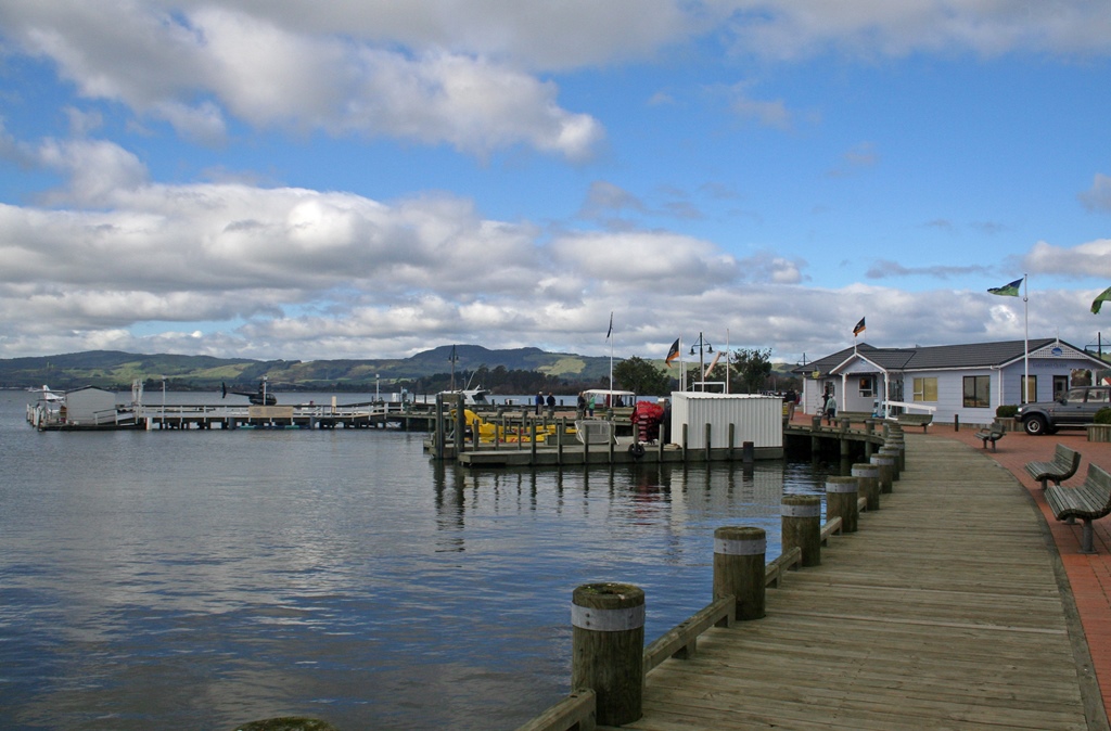 Pier with Helicopter
