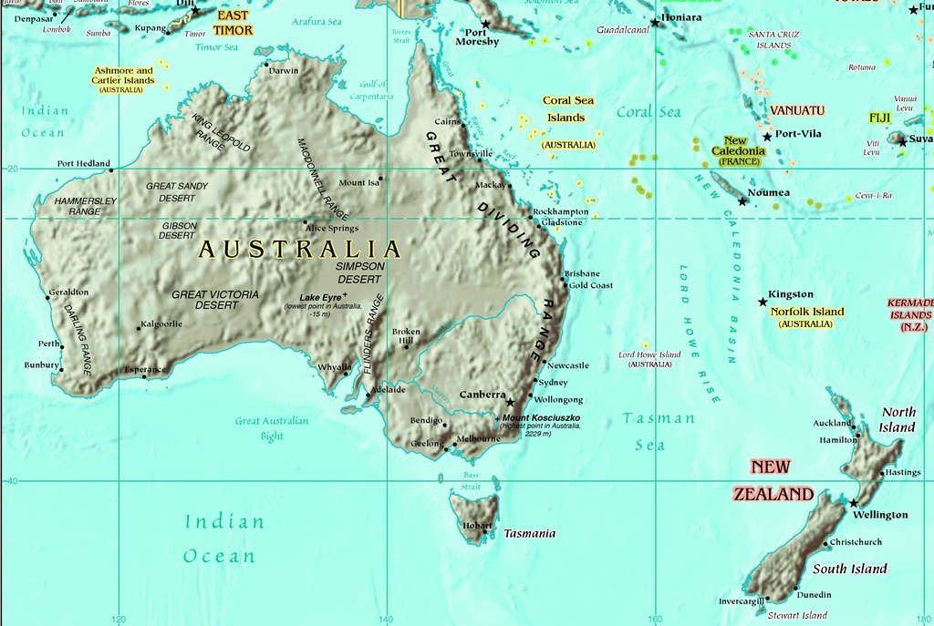 Australia and New Zealand