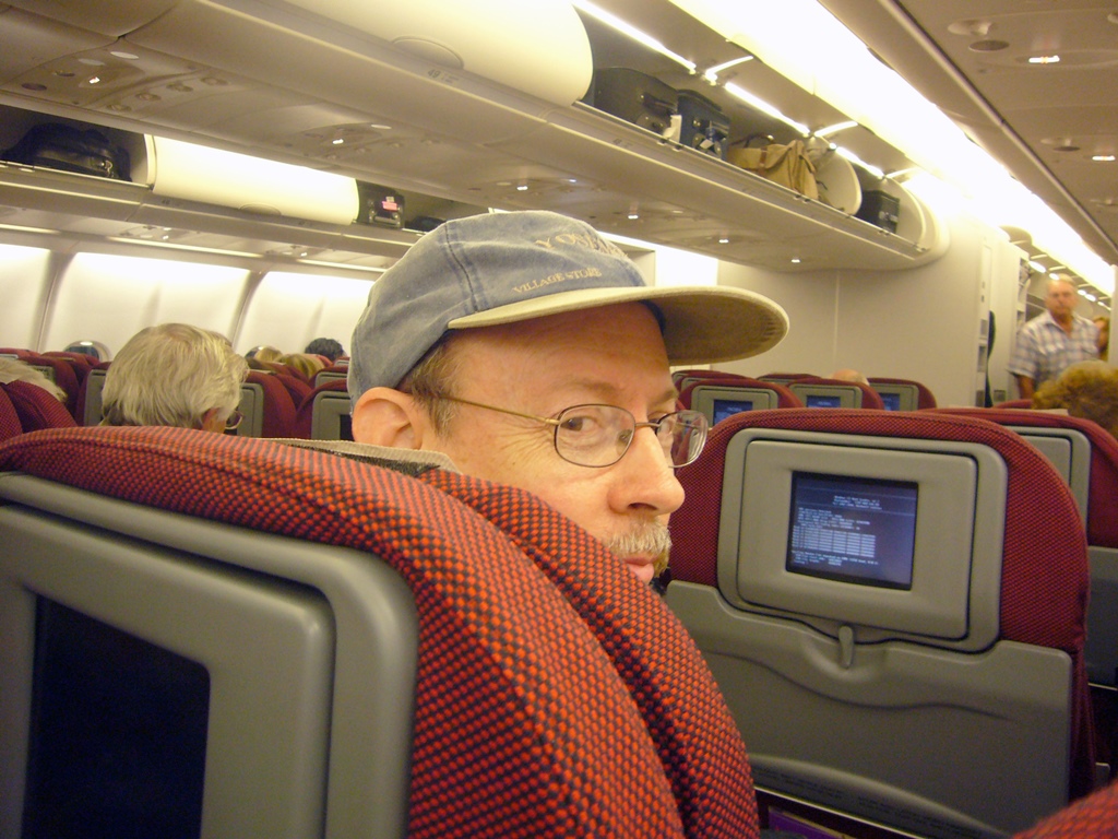 Bob on Airplane