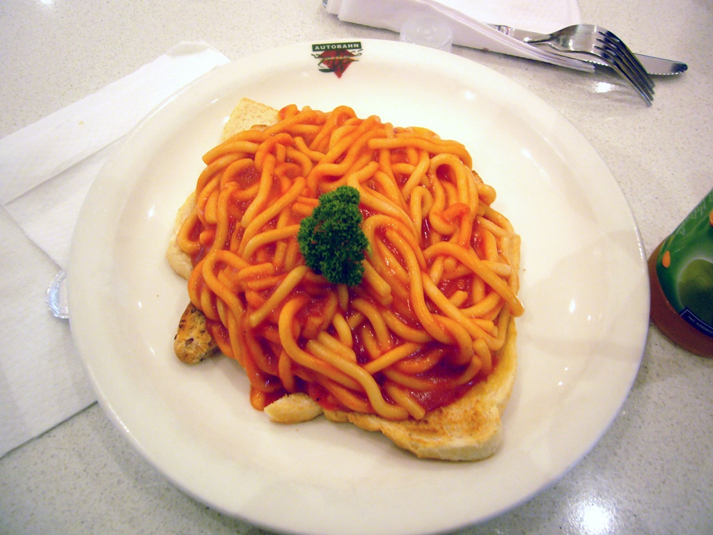 Connie's Spaghetti on Toast