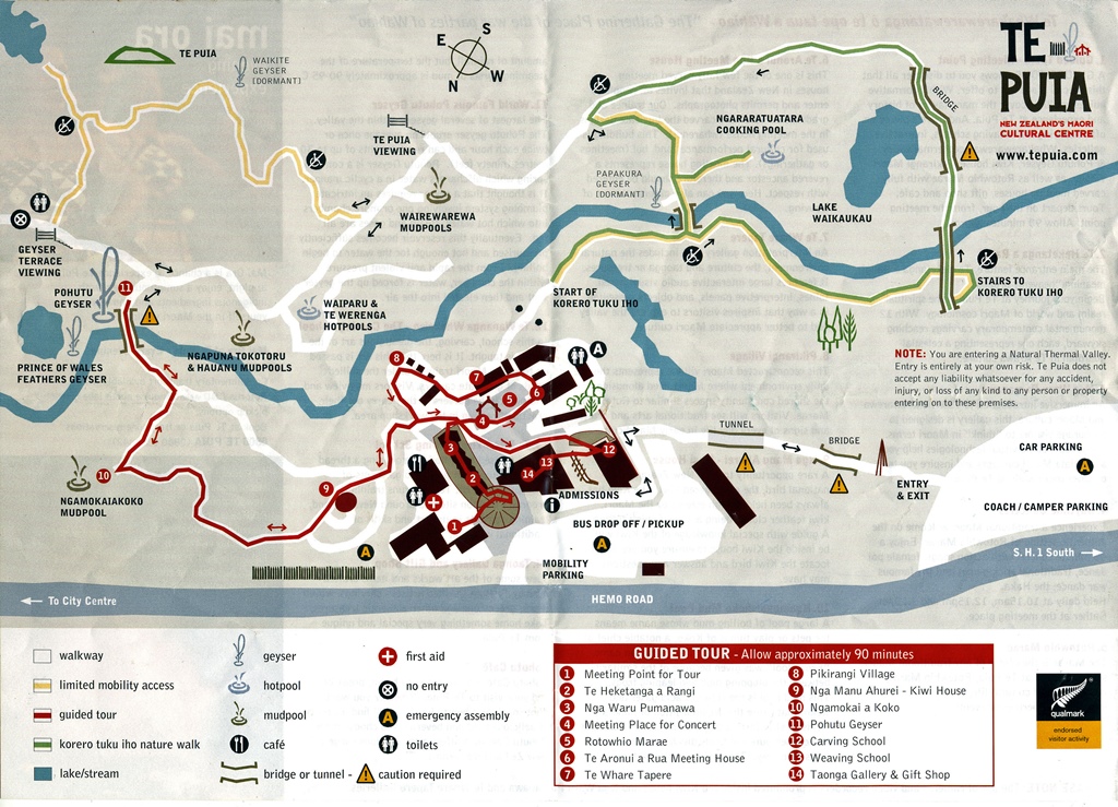 Te Puia Map