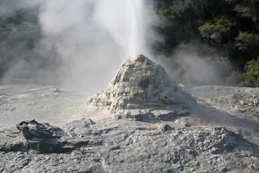 Erupting Geyser