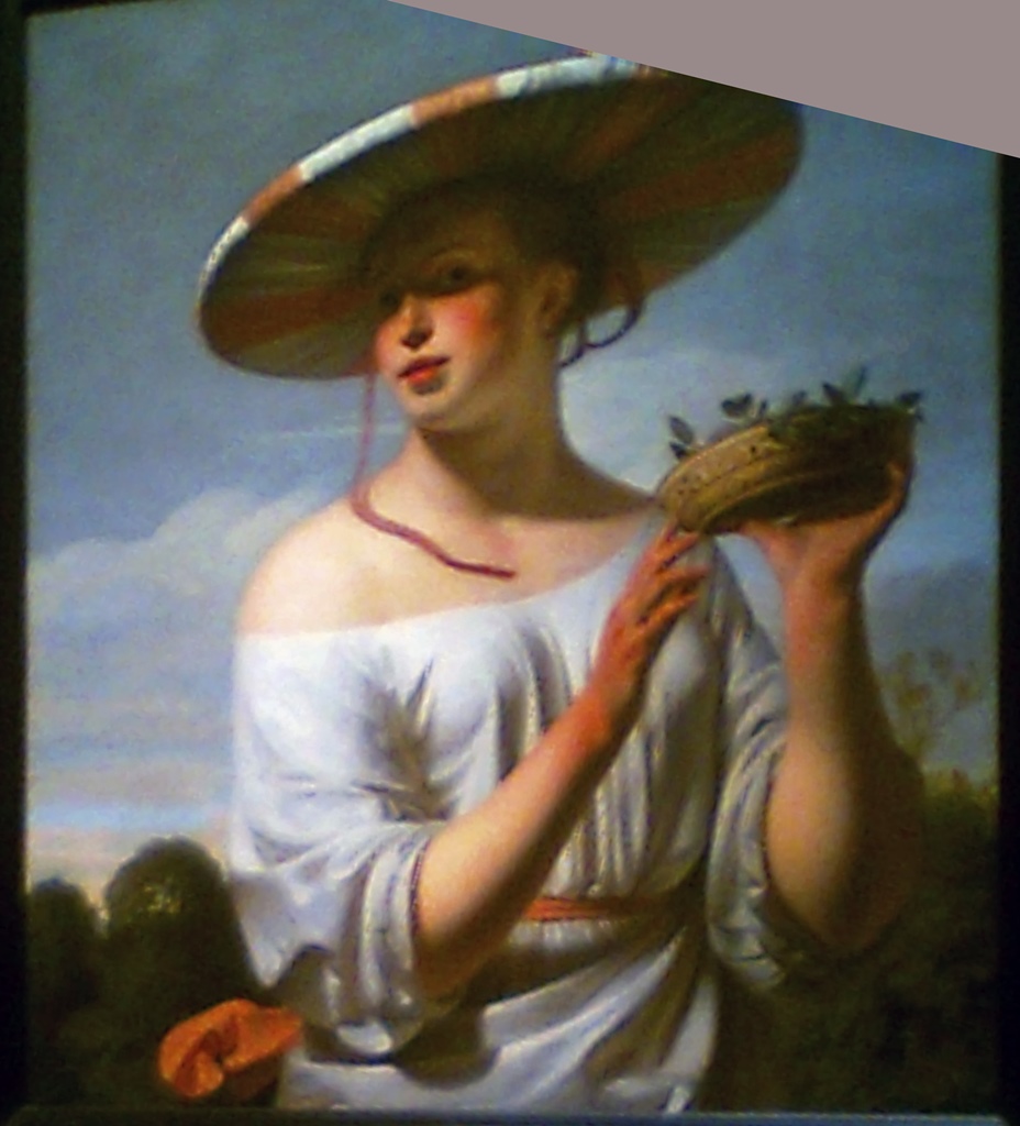 Girl in a Large Hat