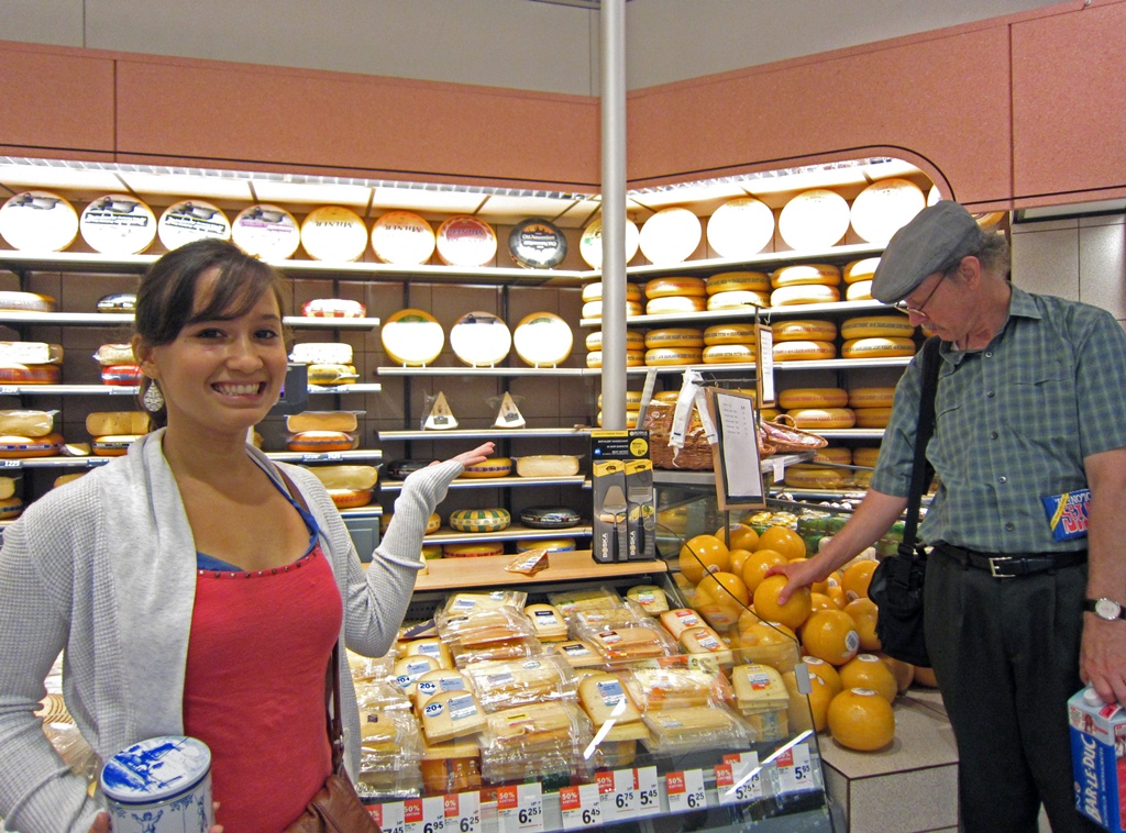 Cheese Section of Supermarket