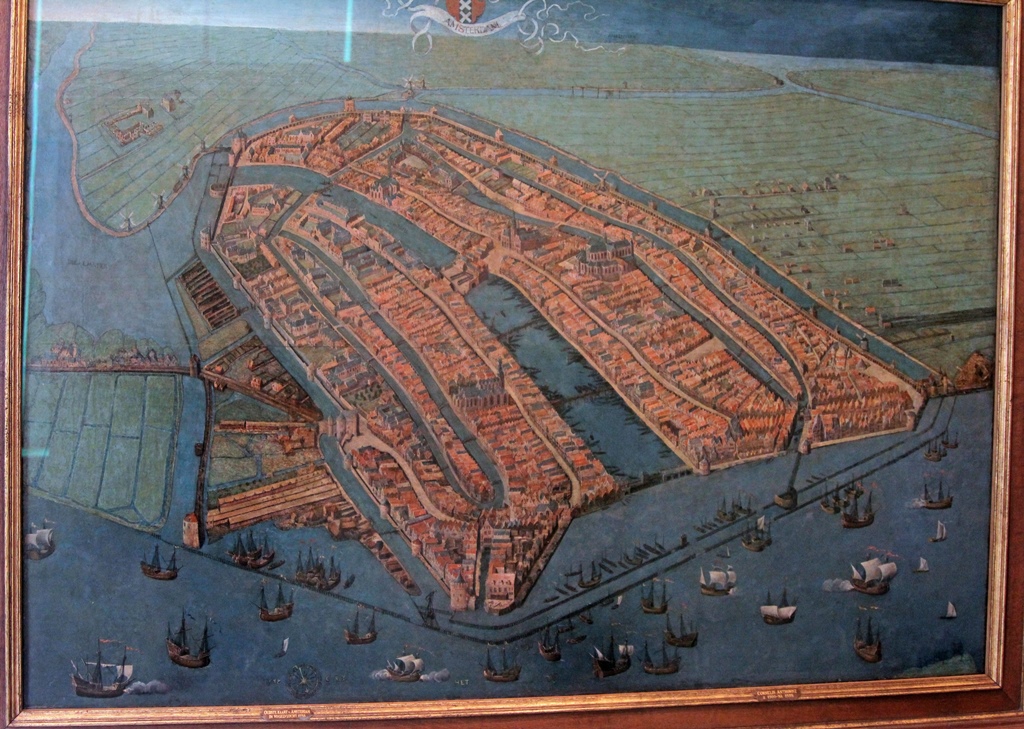 View of Amsterdam, Cornelis Anthonisz (1538)