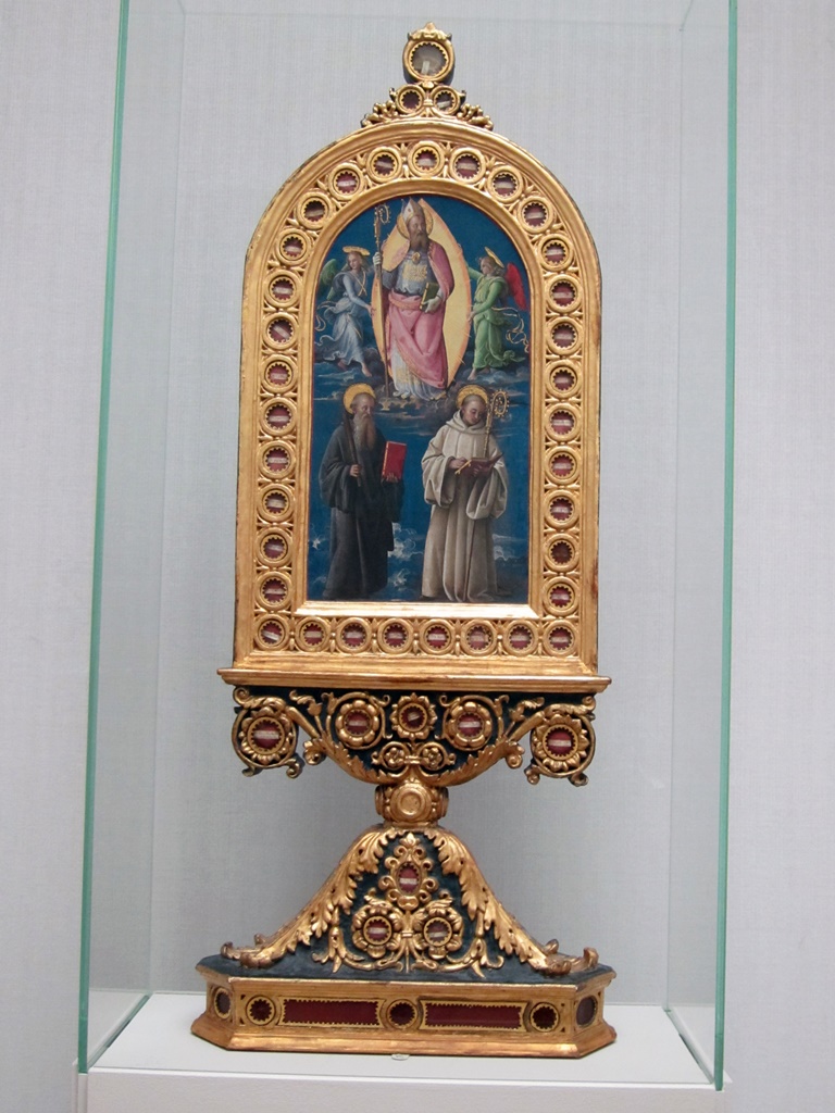 St. Augustine in Glory with Angels and Saints