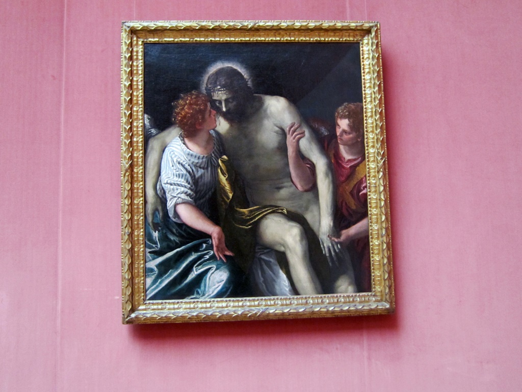Dead Christ Supported by Two Angels
