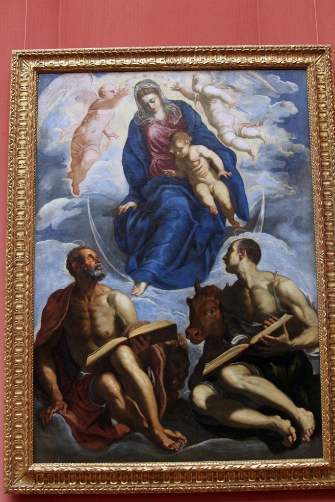 Mary and Child Adored by Mark and Luke
