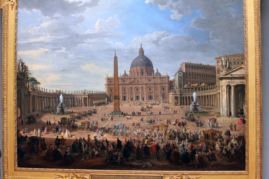 The Duc de Choiseul Exits Saint Peter's Square