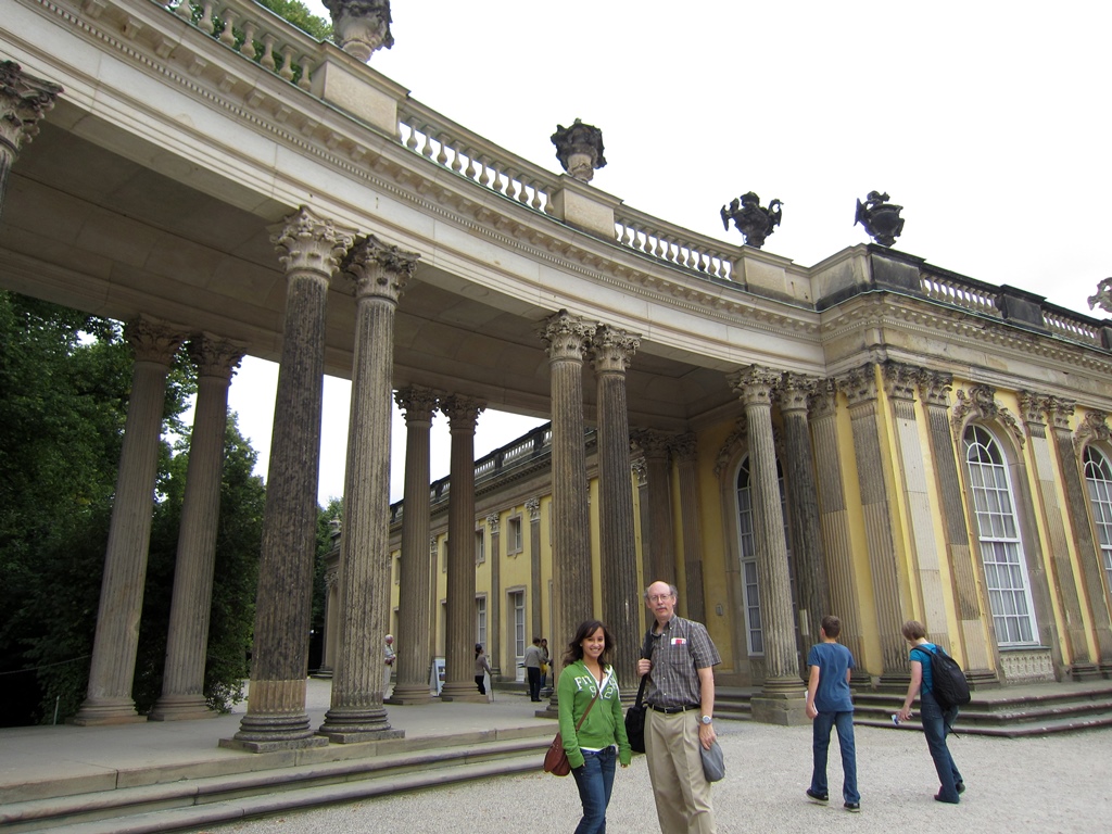 Connie and Bob with Colonnade