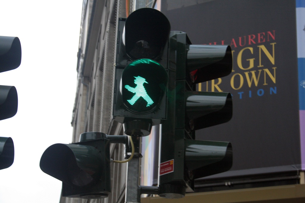 Distinctive Berlin 'Walk' Signal
