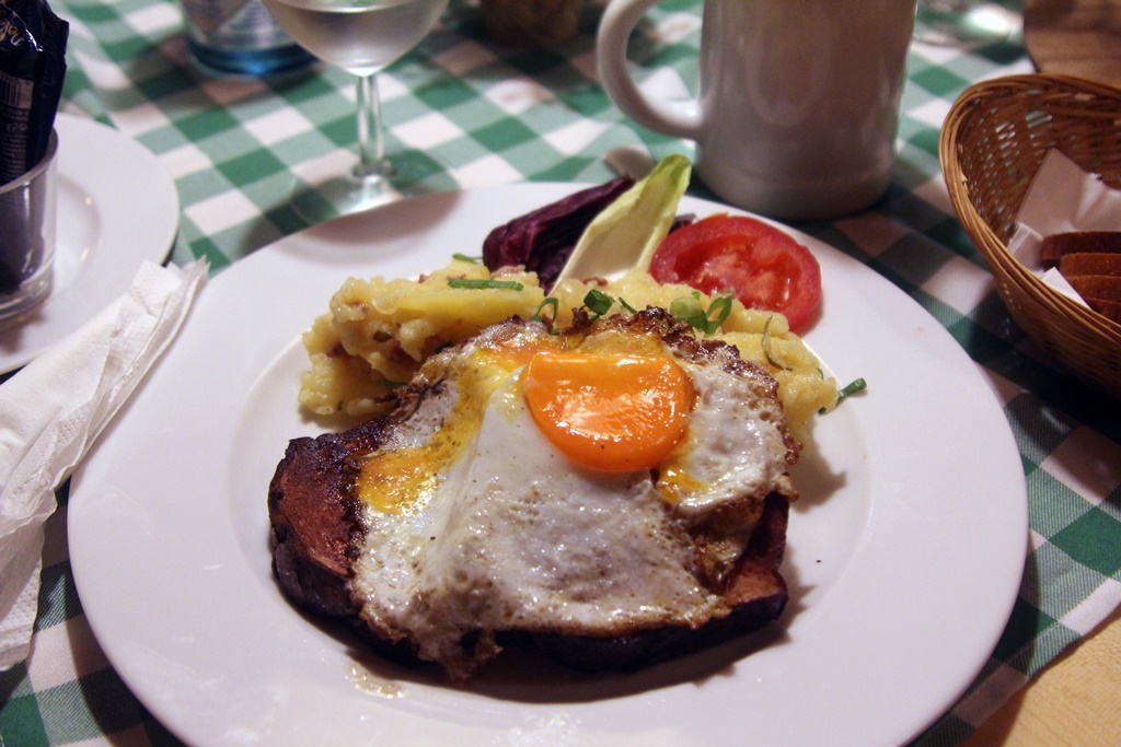 Fried Egg and Potato Salad and ... Meat Loaf?