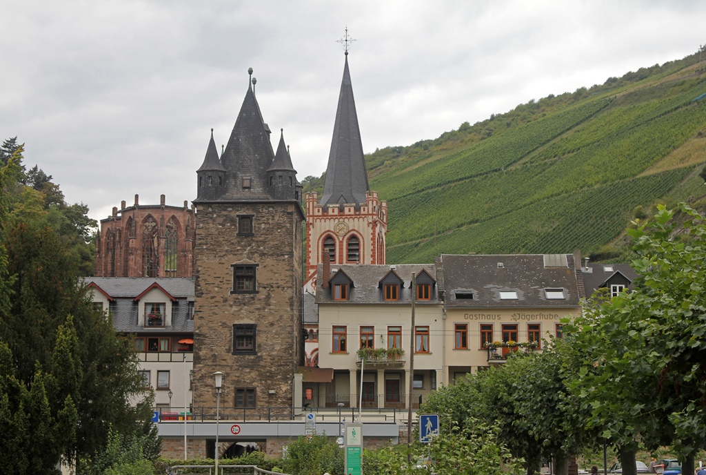 Buildings, Towers and Chapel Ruin