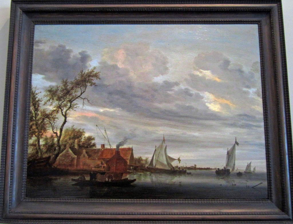 River Landscape with Farmstead
