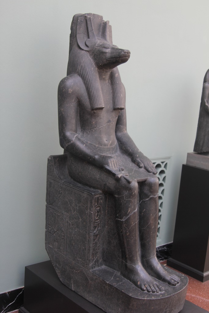 Enthroned Anubis