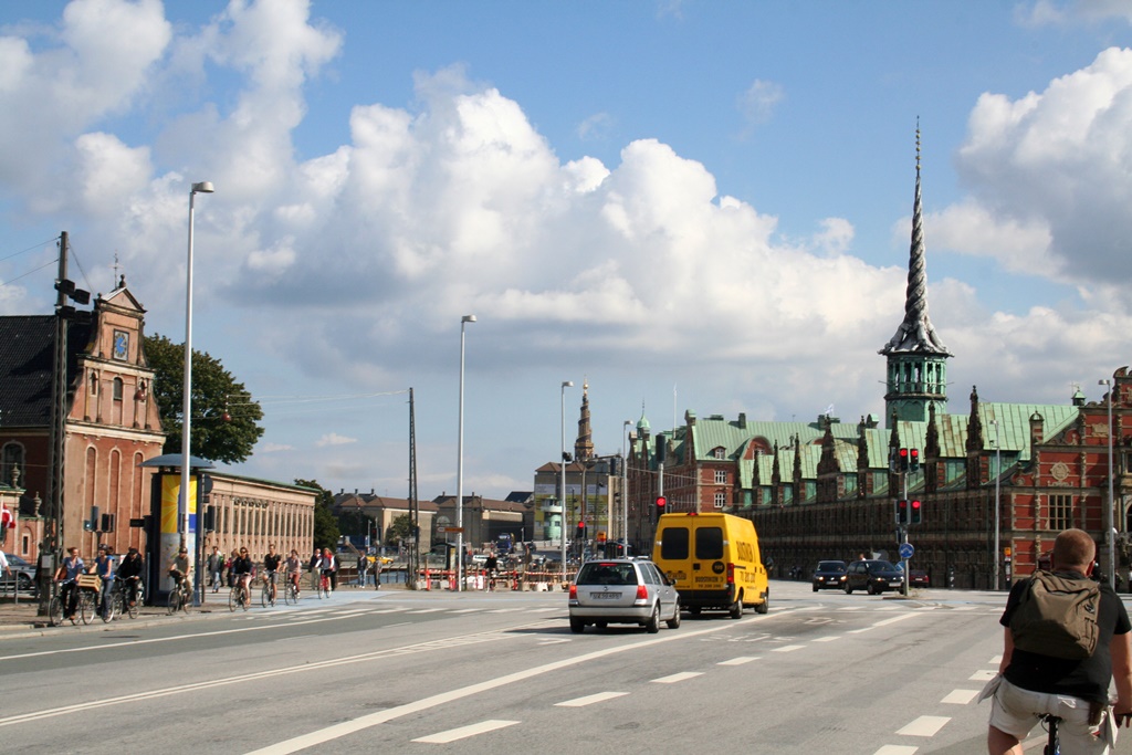 Towers of Old Stock Exchange and Our Savior Church