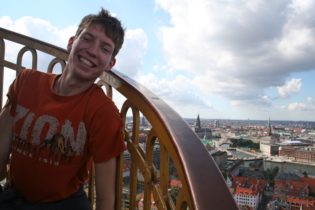 Niels on Stairway