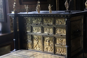 Writing Desk with Hercules Reliefs