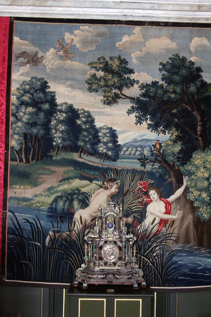 Tapestry and Clock