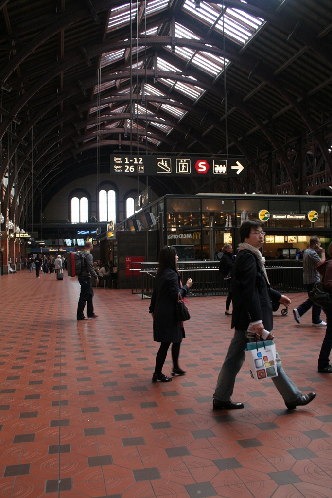 Inside the Train Station