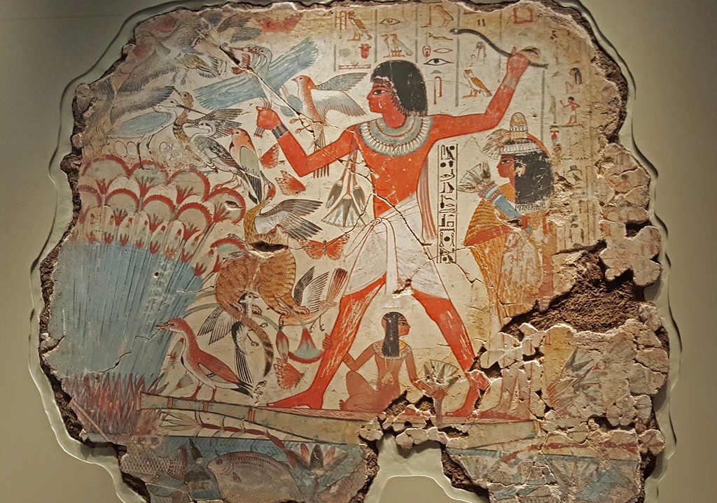 Nebamun Hunting in the Marshes