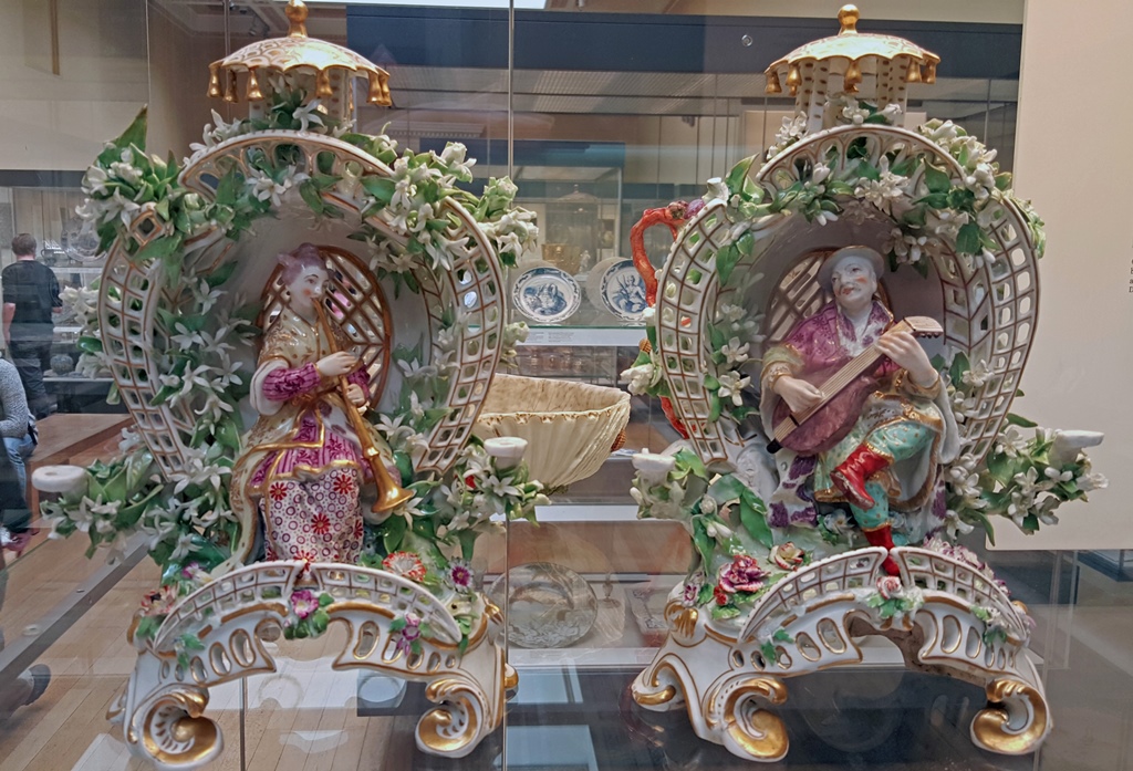 Pair of Musicians in Arbours