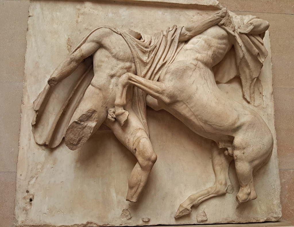 Lapith Fighting with Centaur