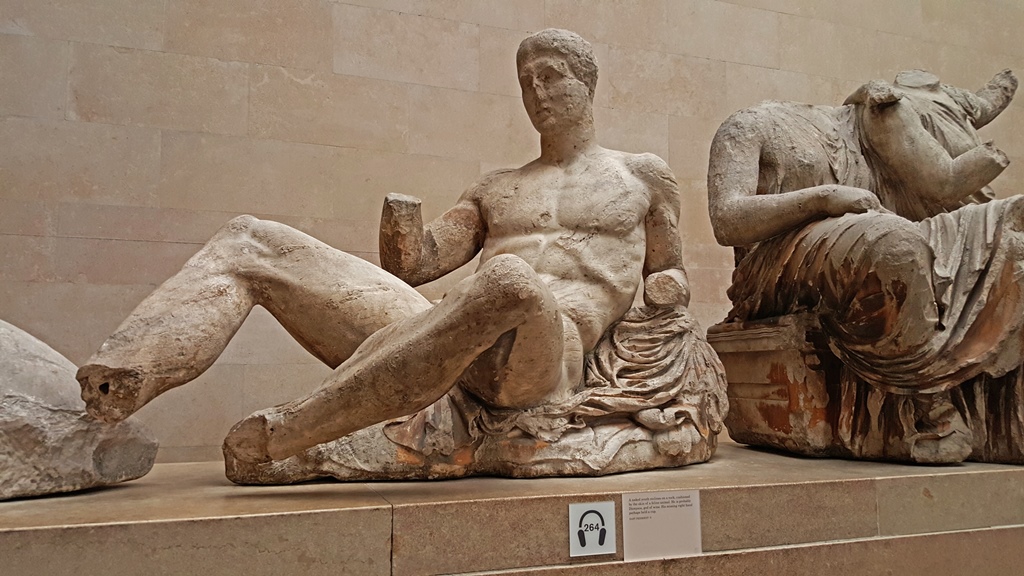 Reclining Dionysos, East Pediment