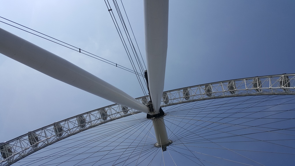 London Eye from Below