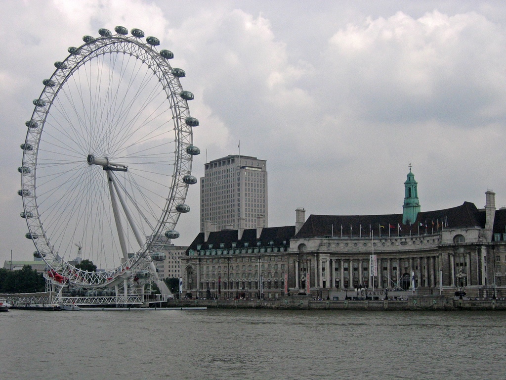 London Eye and County Hall