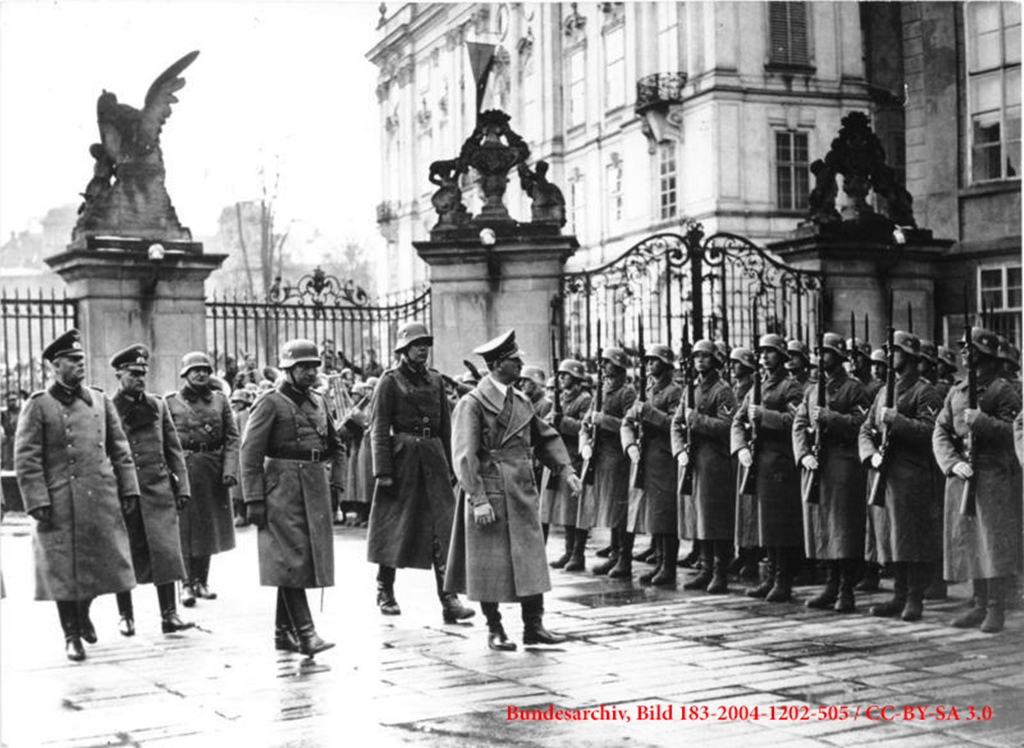 Hitler Visiting Prague Castle, 1939