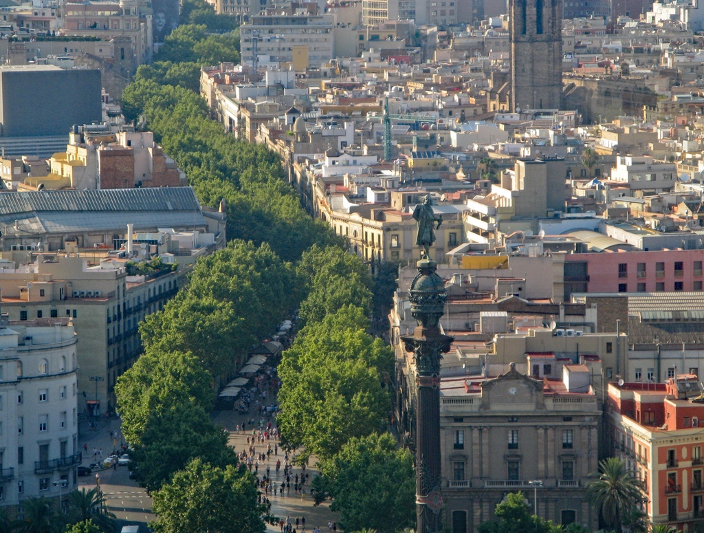 Columbus Monument and La Rambla