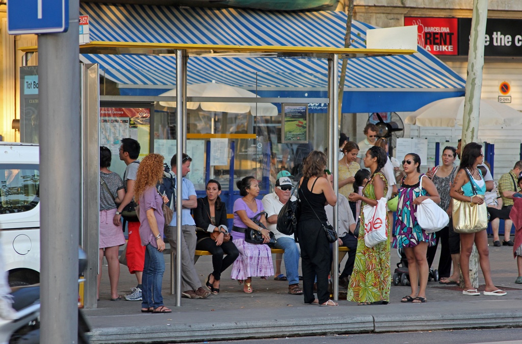 Nella at Bus Stop