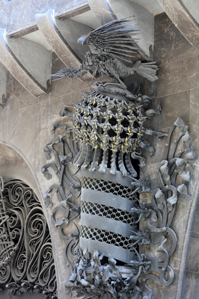 Wrought Iron with Creepy Bird