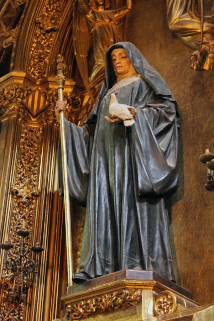 Saint with Dove