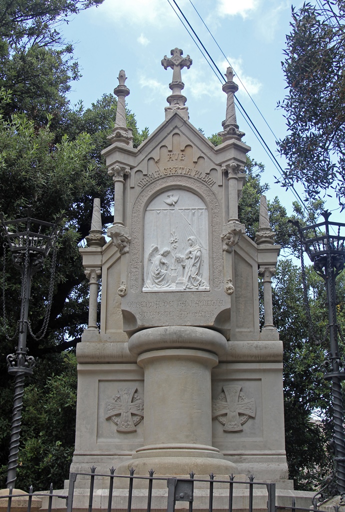 Annunciation at Base of Funicular