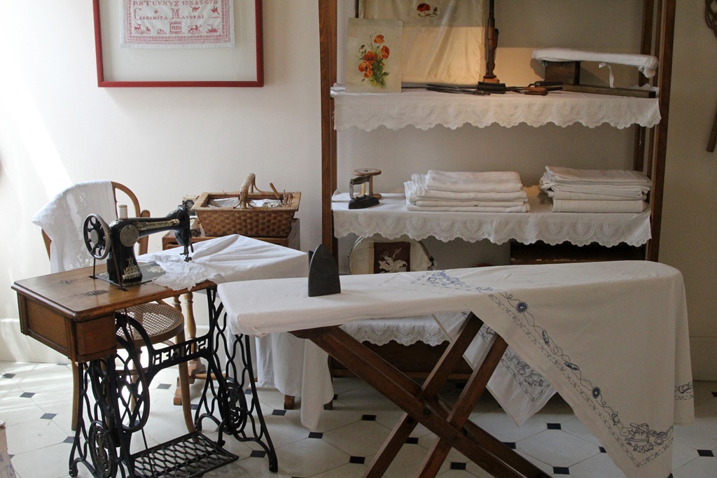 Ironing Board and Sewing Machine