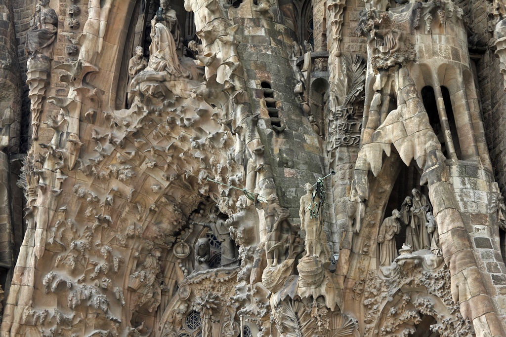 Detail, Charity and Faith Porticos