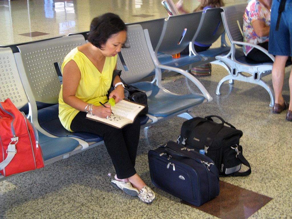 Nella at Barajas Airport