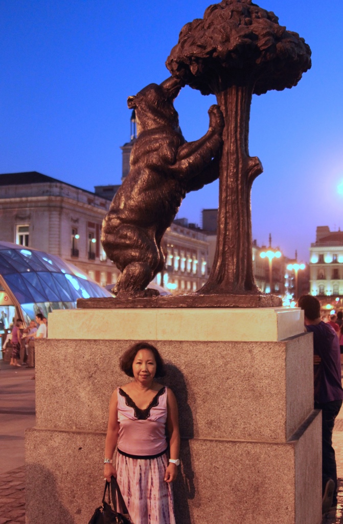 Nella and Bear with Strawberry Tree