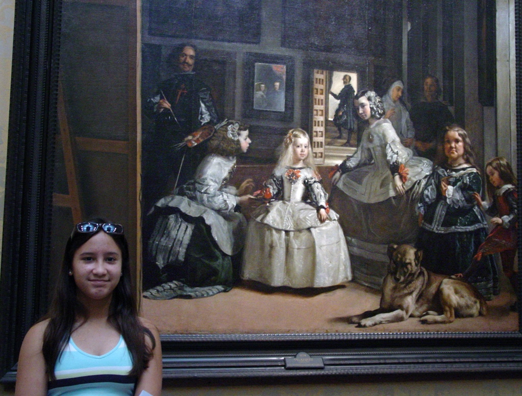 Connie with Las Meninas