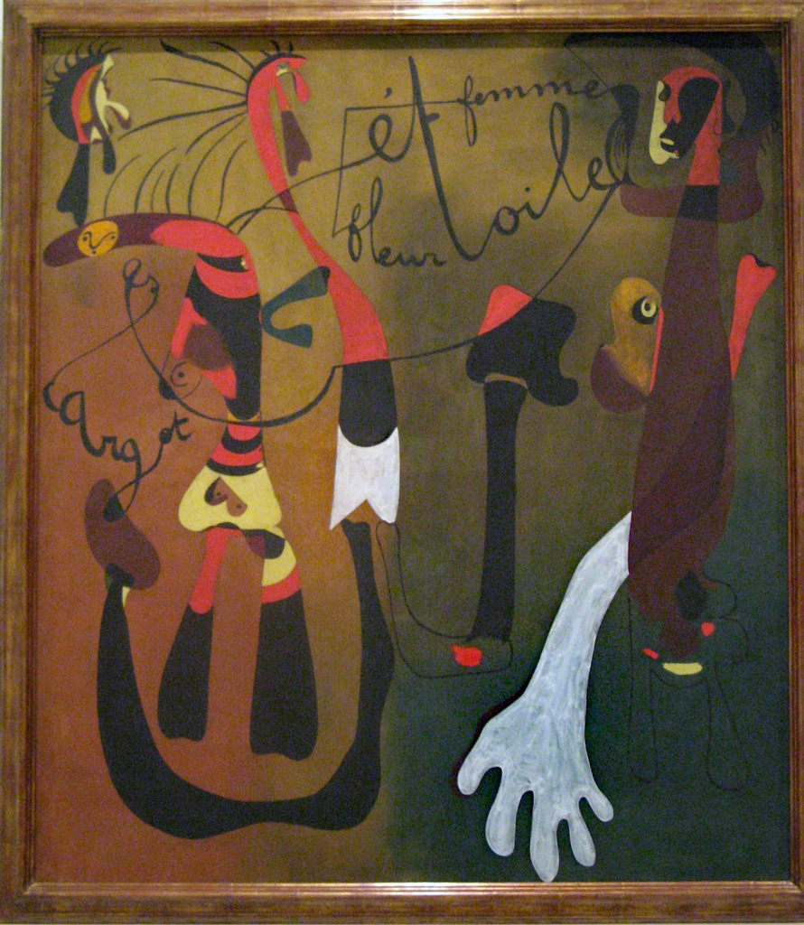 Painting (Snail, Woman, Flower, Star)