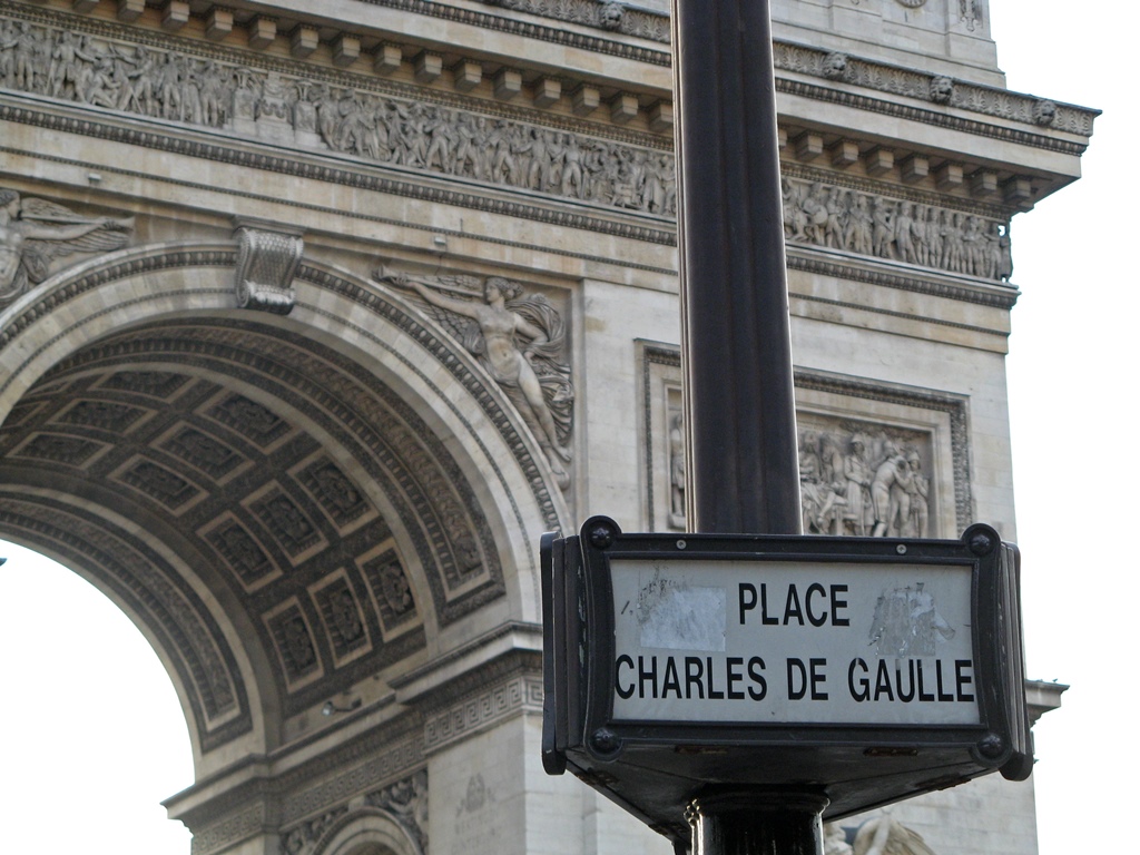 Arch and Street Sign