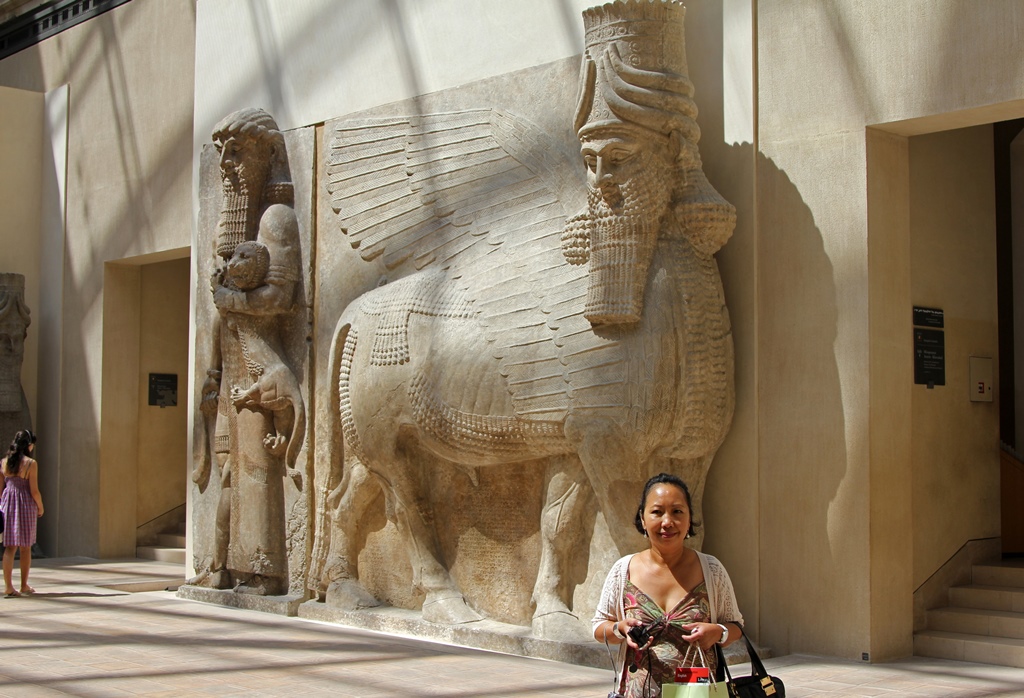 Nella and Androcephalus Bull, Mesopotamia (706 B.C.)