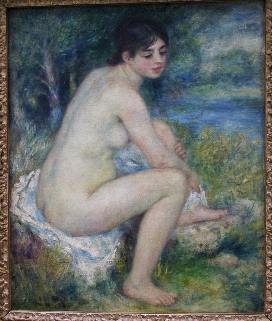 Nude Amid Landscape