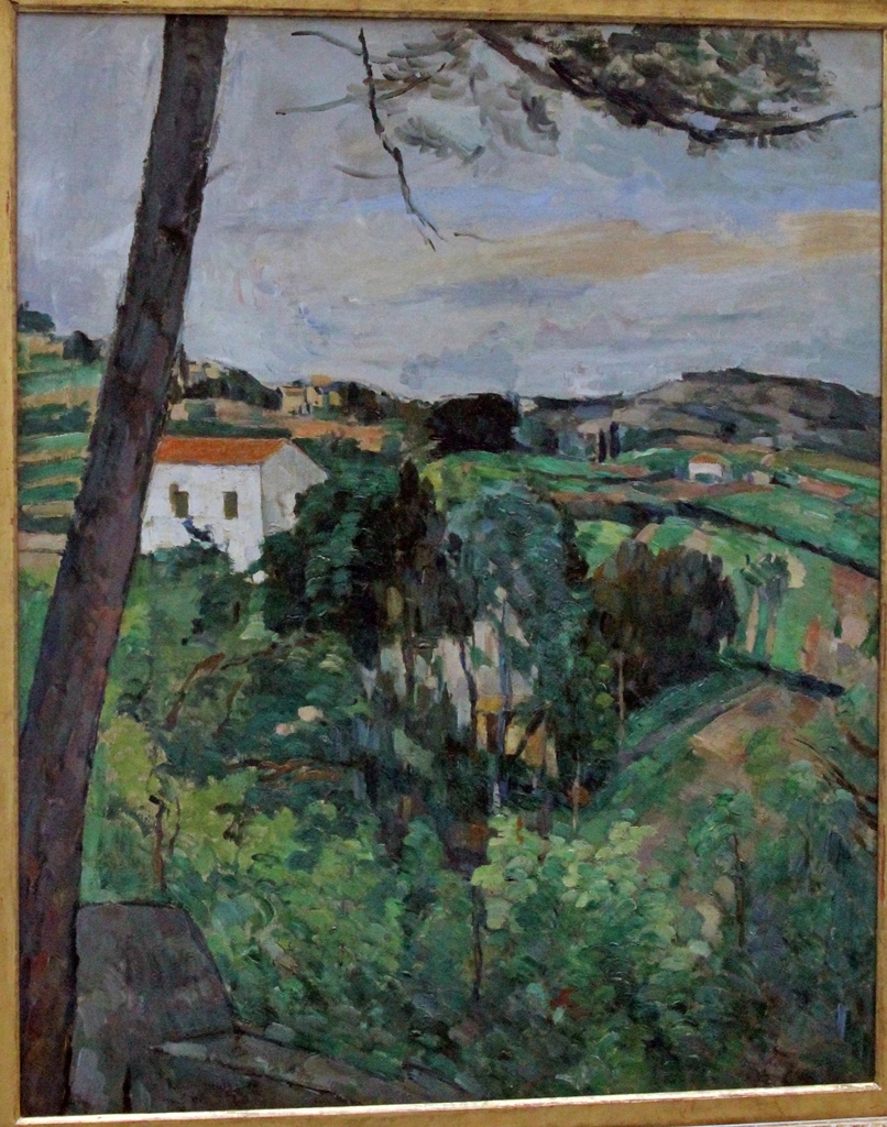 Landscape with Red Rooftop