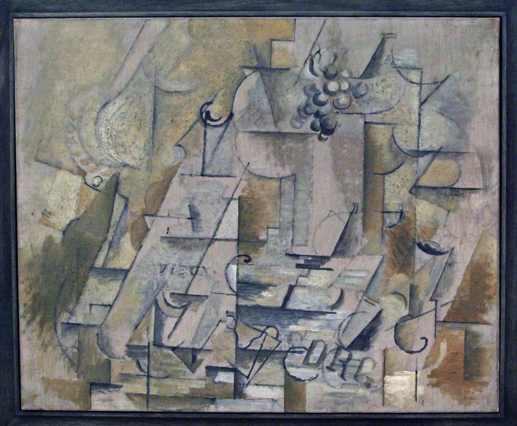 Fruit Bowl, Bottle and Glass