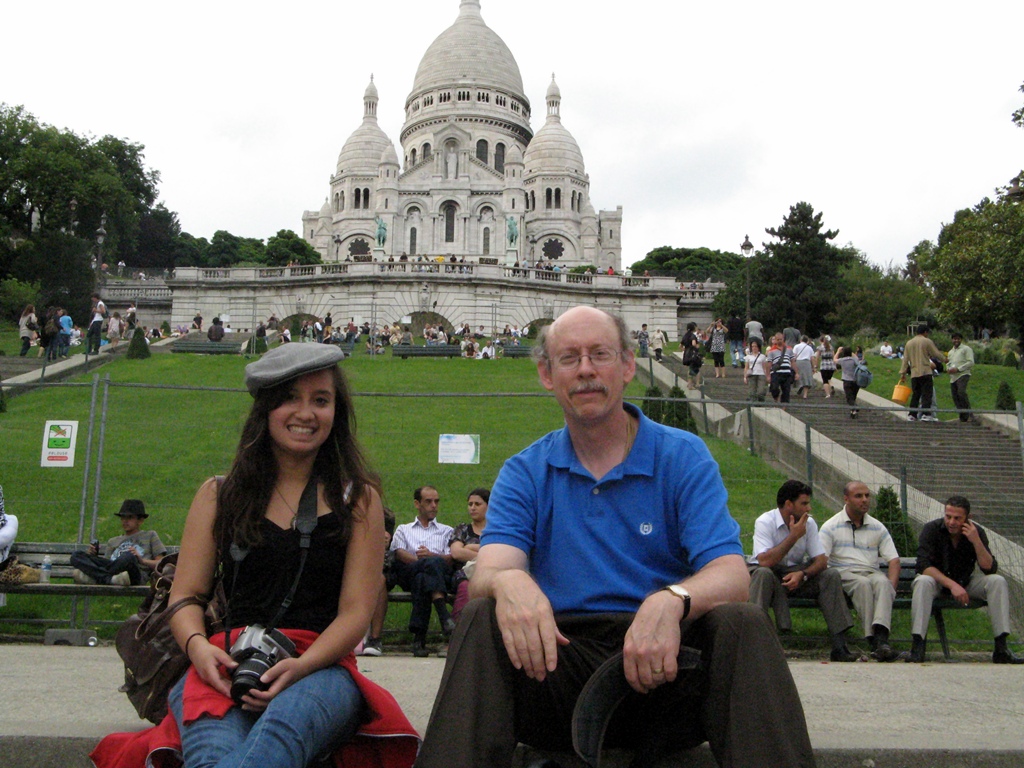 Connie and Bob with Basilica