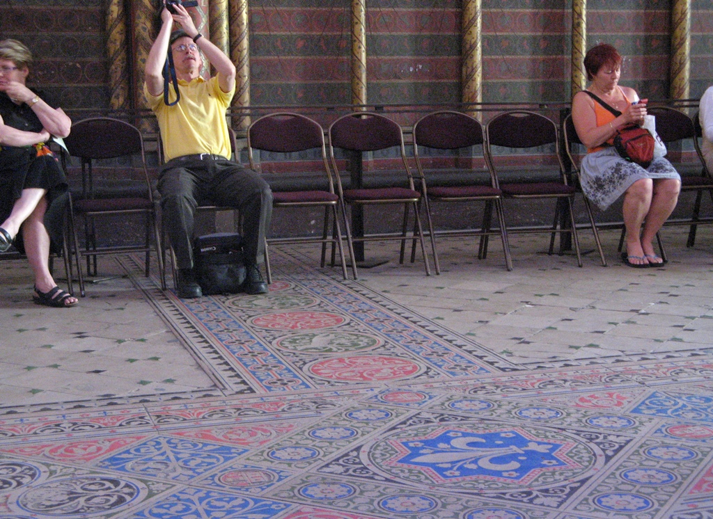 Floor, Bob Taking Pictures